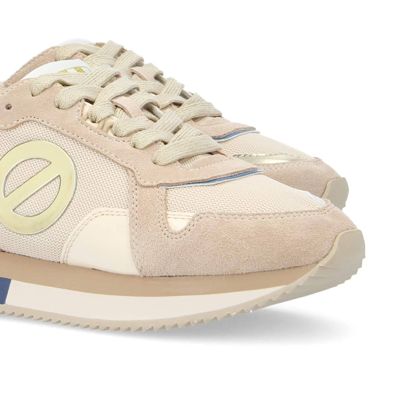 MIA JOGGER W - MAGLIA/CAMOSCIO/PAT. - BEIGE/NUDO/BLU